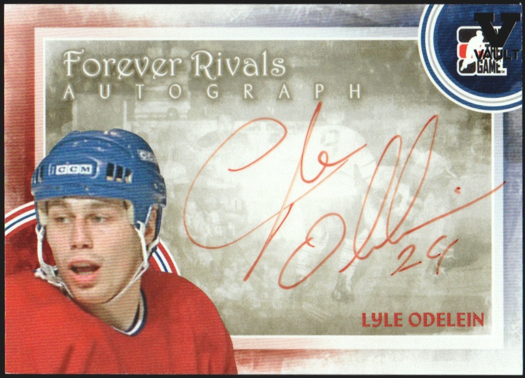 2012-13 ITG Forever Rivals Autographs #ALO Lyle Odelein (image for) 2012-13 ITG Forever Rivals Autographs #ALO Lyle Odelein