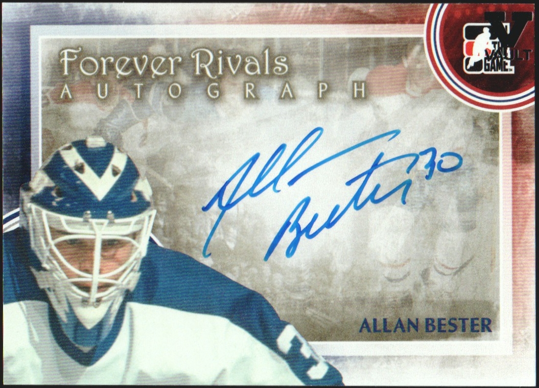 2012-13 ITG Forever Rivals Autographs #AABE Allan Bester (image for) 2012-13 ITG Forever Rivals Autographs #AABE Allan Bester