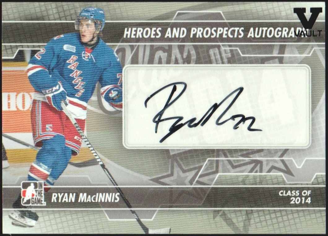 (image for) 2013-14 ITG Heroes and Prospects Autographs #ARMA Ryan MacInnis
