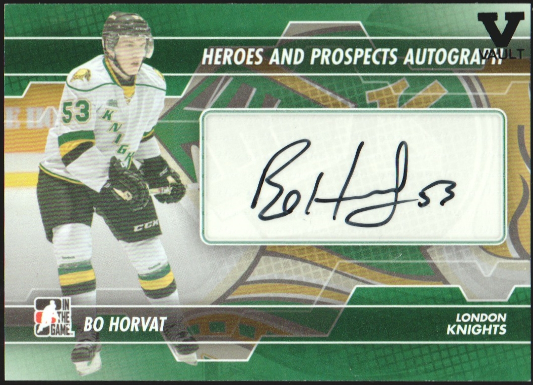 (image for) 2013-14 ITG Heroes and Prospects Autographs #ABH Bo Horvat