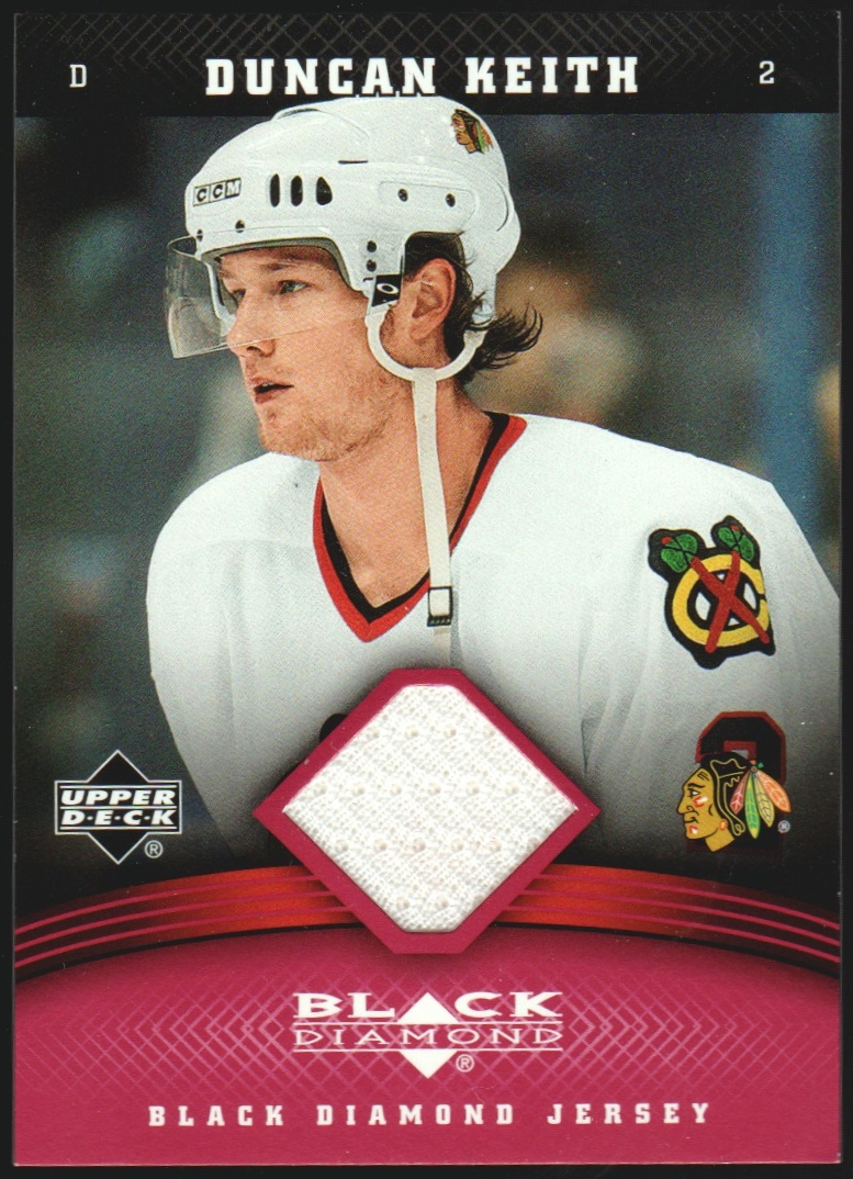 (image for) 2006-07 Black Diamond Jerseys Ruby #JDK Duncan Keith