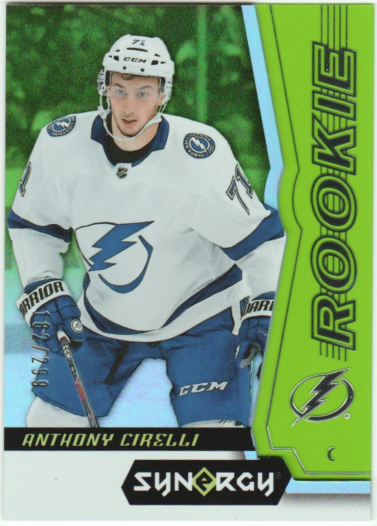 (image for) 2018-19 Synergy Green #70 Anthony Cirelli 182/299 RC