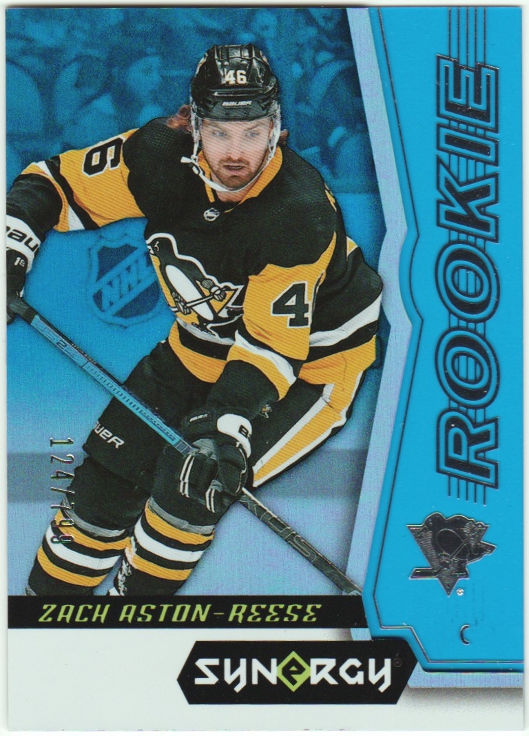 2018-19 Synergy Blue #54 Zach Aston-Reese 124/799 (image for) 2018-19 Synergy Blue #54 Zach Aston-Reese 124/799