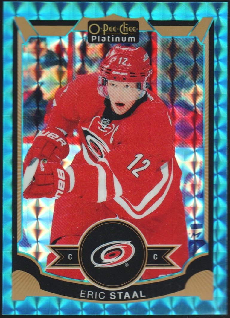 (image for) 2015-16 O-Pee-Chee Platinum Blue Cubes #73 Eric Staal 70/75