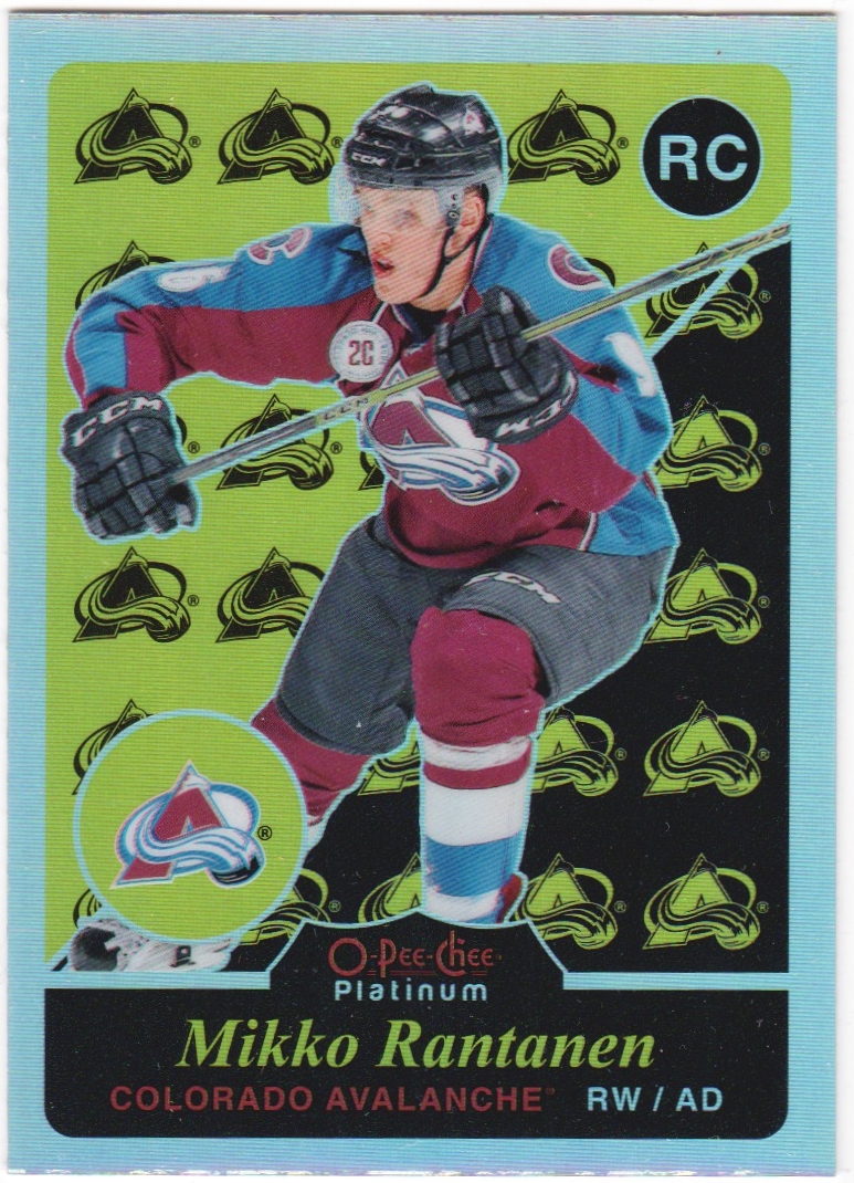 2015-16 O-Pee-Chee Platinum Retro Rainbow #R88 Mikko Rantanen (image for) 2015-16 O-Pee-Chee Platinum Retro Rainbow #R88 Mikko Rantanen