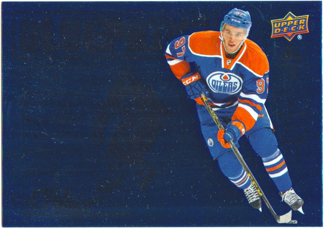 (image for) 2015-16 Upper Deck Full Force Blueprint #BPCM Connor McDavid SP