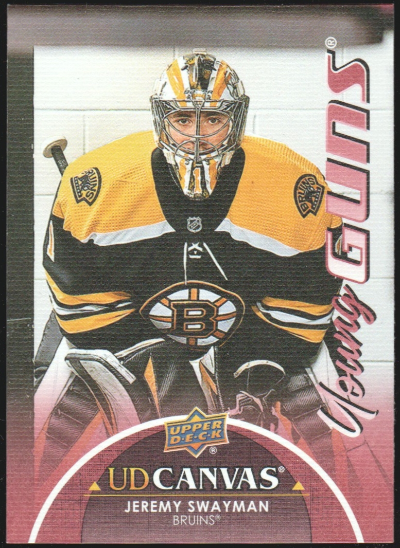 (image for) 2021-22 Upper Deck Canvas #C116 Jeremy Swayman YG RC