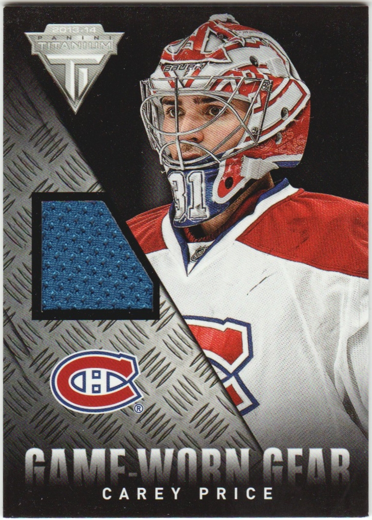 (image for) 2013-14 Panini Titanium Game Worn Gear #GGCP Carey Price