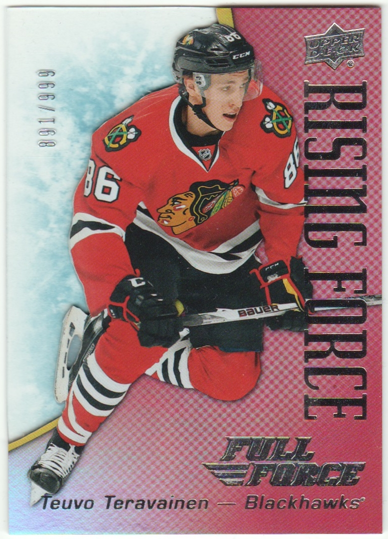 (image for) 2015-16 UD Full Force Rising Force #RFTT Teuvo Teravainen