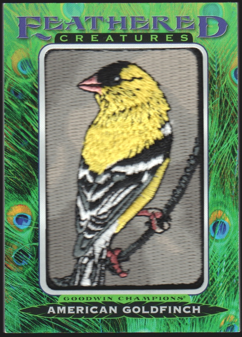 (image for) 2021 Goodwin Champions Feathered Creatures - American Goldfinch