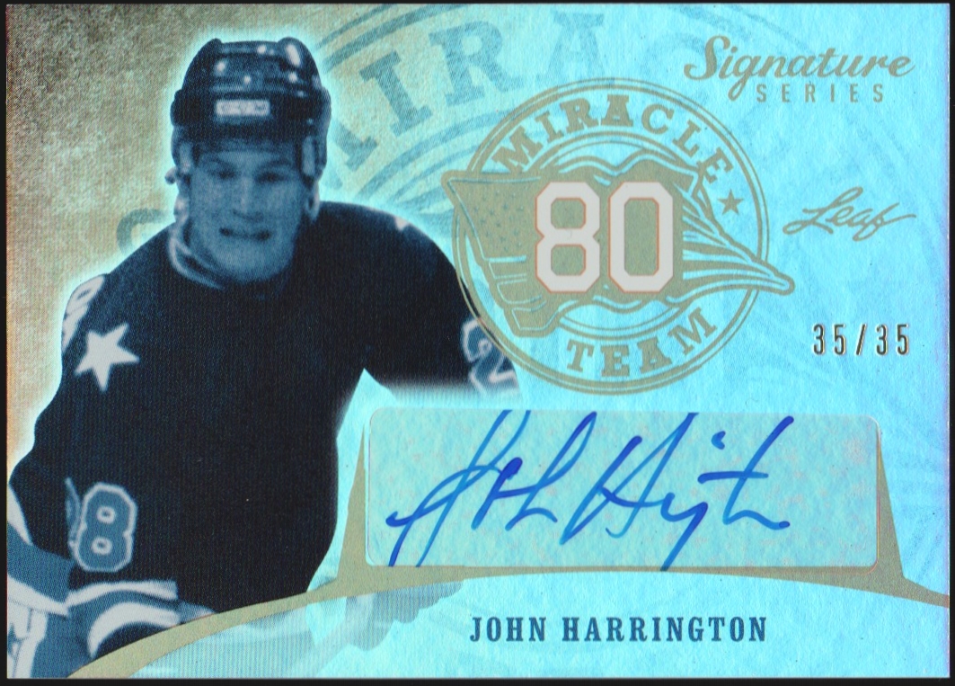 (image for) 2015-16 Leaf Signature Series Miracle Team Auto John Harrington