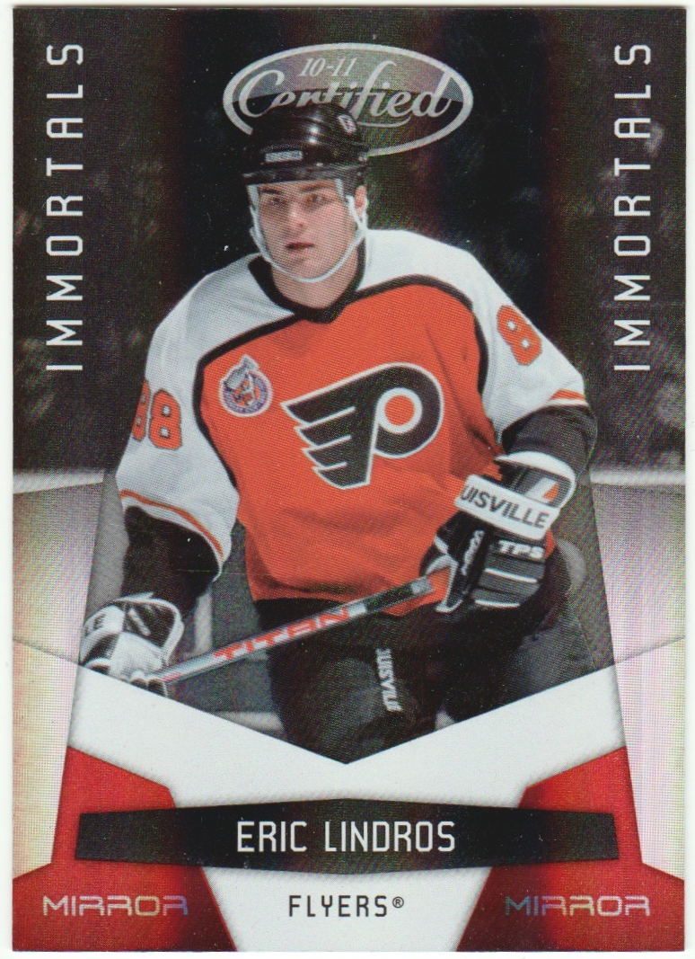 2010-11 Certified Mirror Red #169 Eric Lindros 250/250 (image for) 2010-11 Certified Mirror Red #169 Eric Lindros 250/250