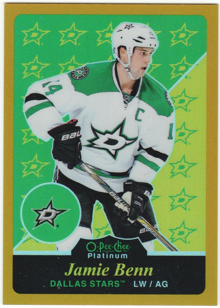 2015-16 O-Pee-Chee Platinum Retro Rainbow Gold #R25 Jamie Benn (image for) 2015-16 O-Pee-Chee Platinum Retro Rainbow Gold #R25 Jamie Benn