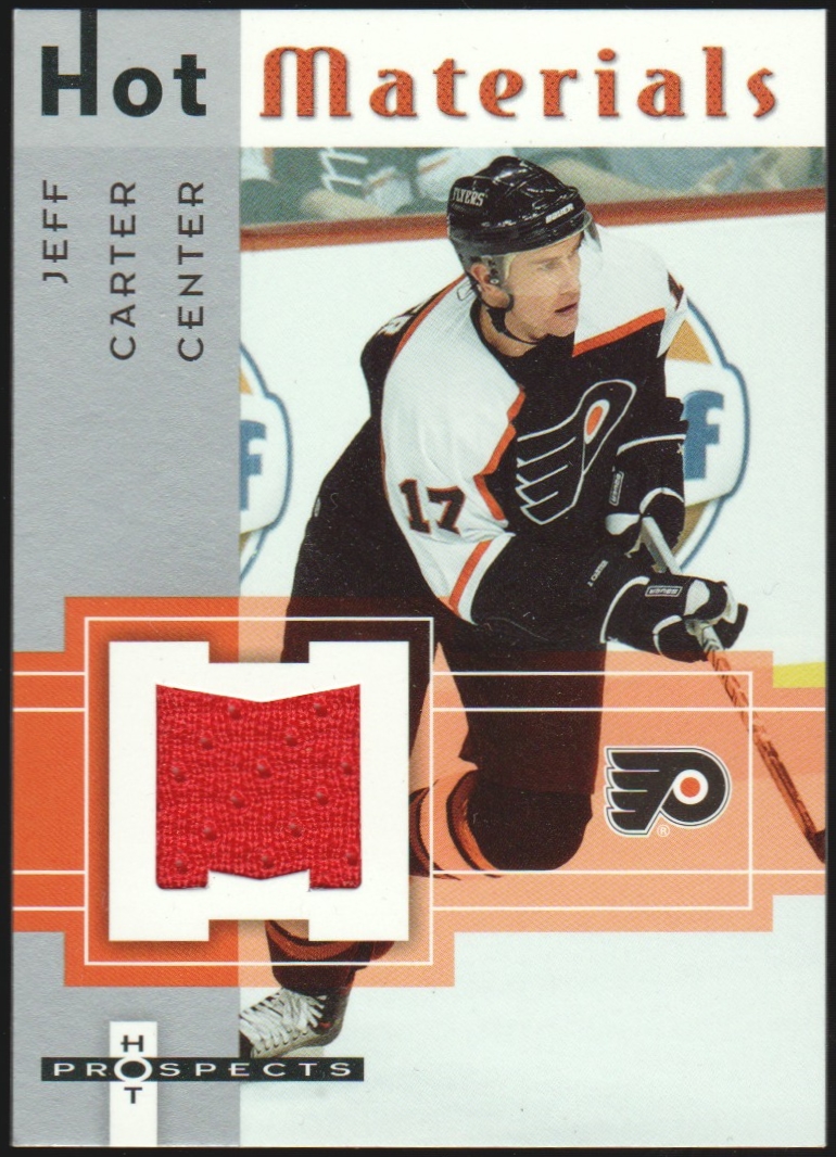 2005-06 Hot Prospects Hot Materials #HMJC Jeff Carter RC (image for) 2005-06 Hot Prospects Hot Materials #HMJC Jeff Carter RC