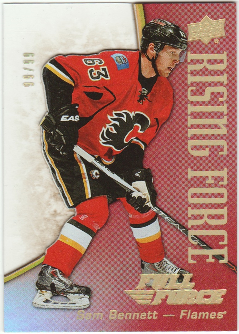 (image for) 2015-16 UD Full Force Rising Force Gold #RFSB Sam Bennett RC