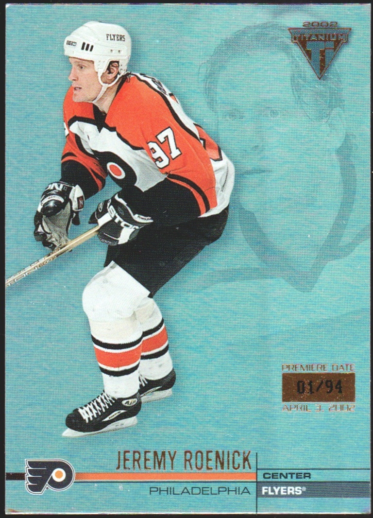 2001-02 Titanium Premiere Date #107 Jeremy Roenick 01/94 (image for) 2001-02 Titanium Premiere Date #107 Jeremy Roenick 01/94