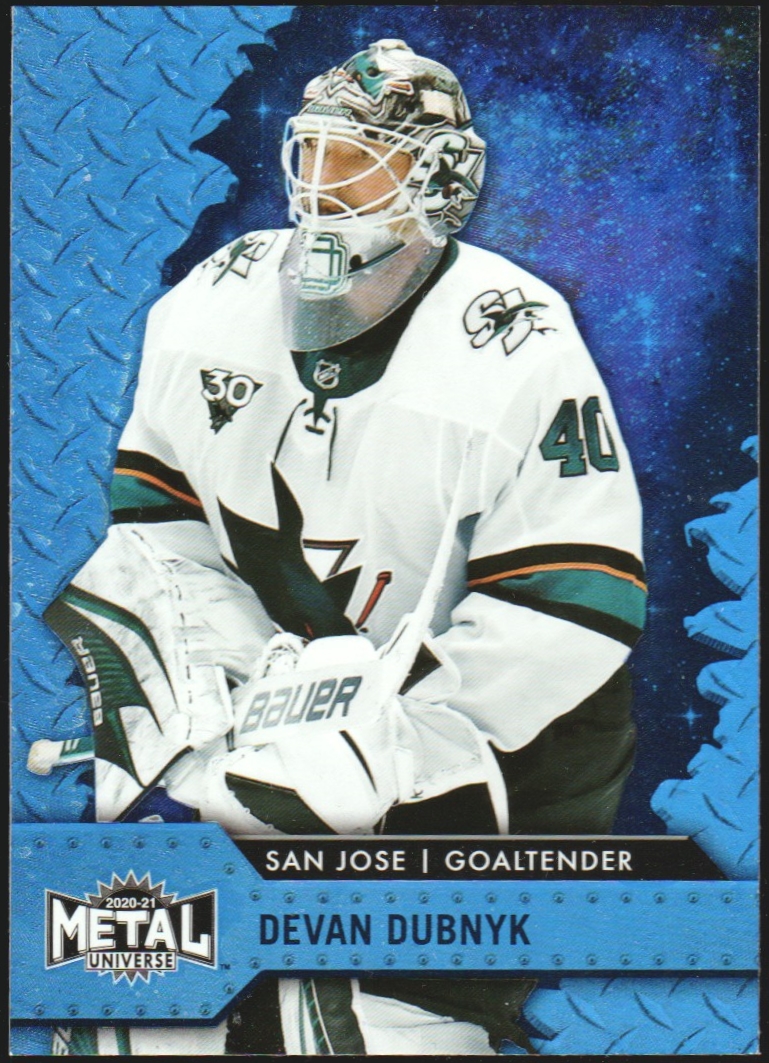 (image for) 2020-21 Metal Universe Blue Spectrum #66 Devan Dubnyk