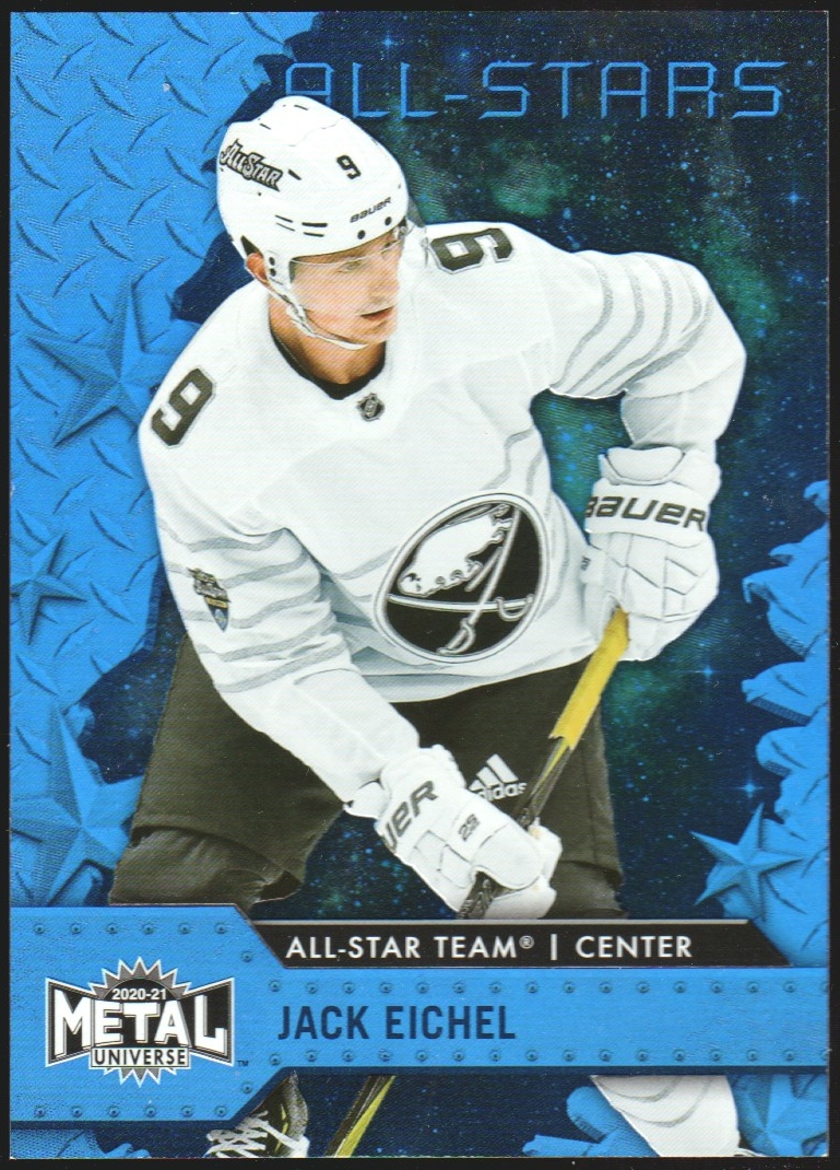 (image for) 2020-21 Metal Universe Blue Spectrum #165 Jack Eichel