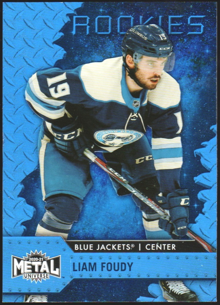 (image for) 2020-21 Metal Universe Blue Spectrum #115 Liam Foudy RC