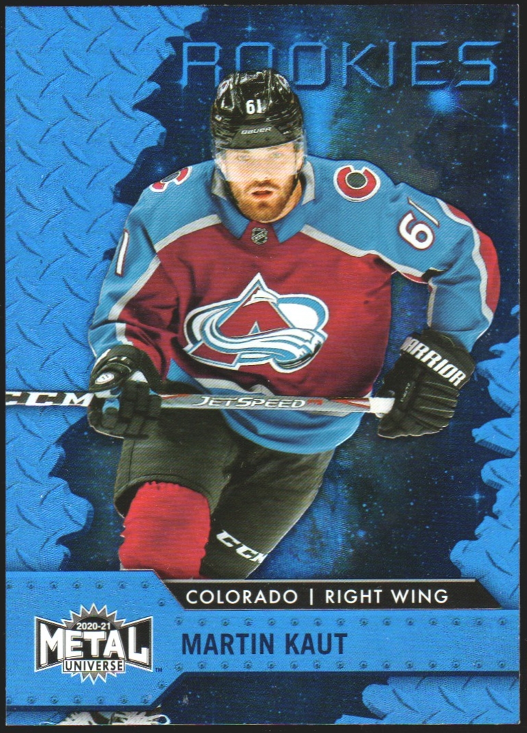 (image for) 2020-21 Metal Universe Blue Spectrum #129 Martin Kaut RC