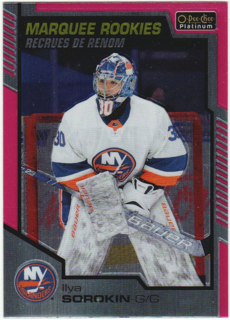 (image for) 2020-21 O-Pee-Chee Platinum Matte Pink #196 Ilya Sorokin