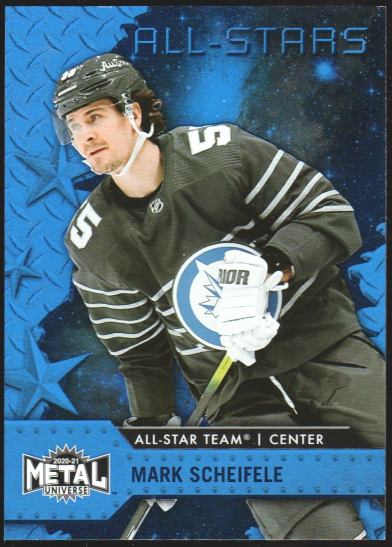 (image for) 2020-21 Metal Universe Blue Spectrum #175 Mark Scheifele