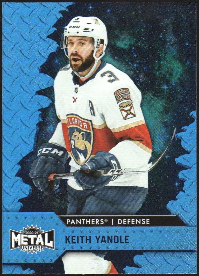 (image for) 2020-21 Metal Universe Blue Spectrum #39 Keith Yandle