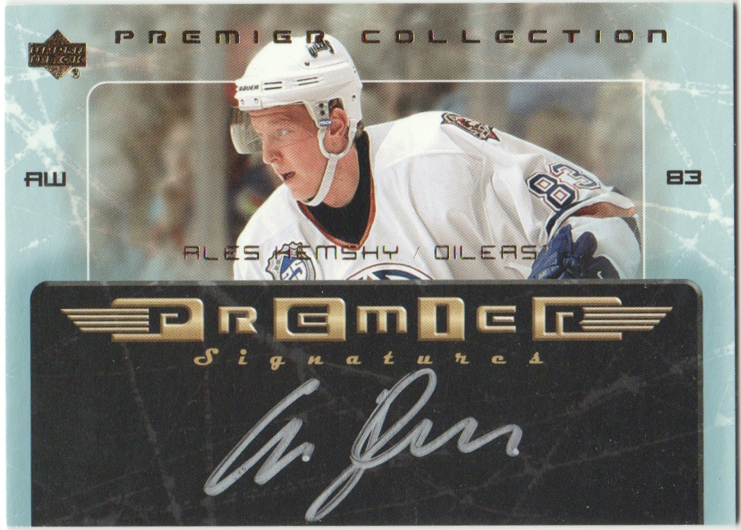 (image for) 2003-04 UD Premier Collection Signatures #PSAH Ales Hemsky