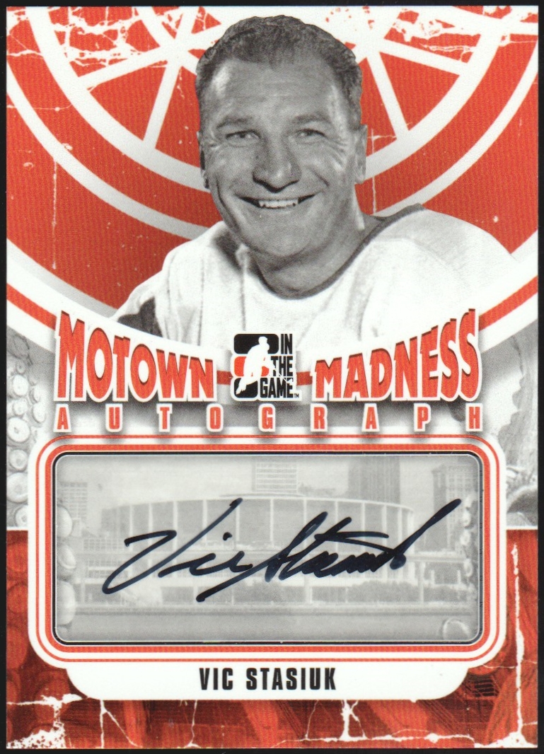 2012-13 ITG Motown Madness Autographs #AVS Vic Stasiuk (image for) 2012-13 ITG Motown Madness Autographs #AVS Vic Stasiuk