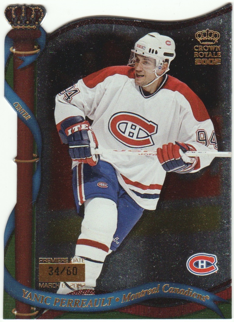 (image for) 2001-02 Crown Royale Premiere Date #77 Yanic Perreault 34/60
