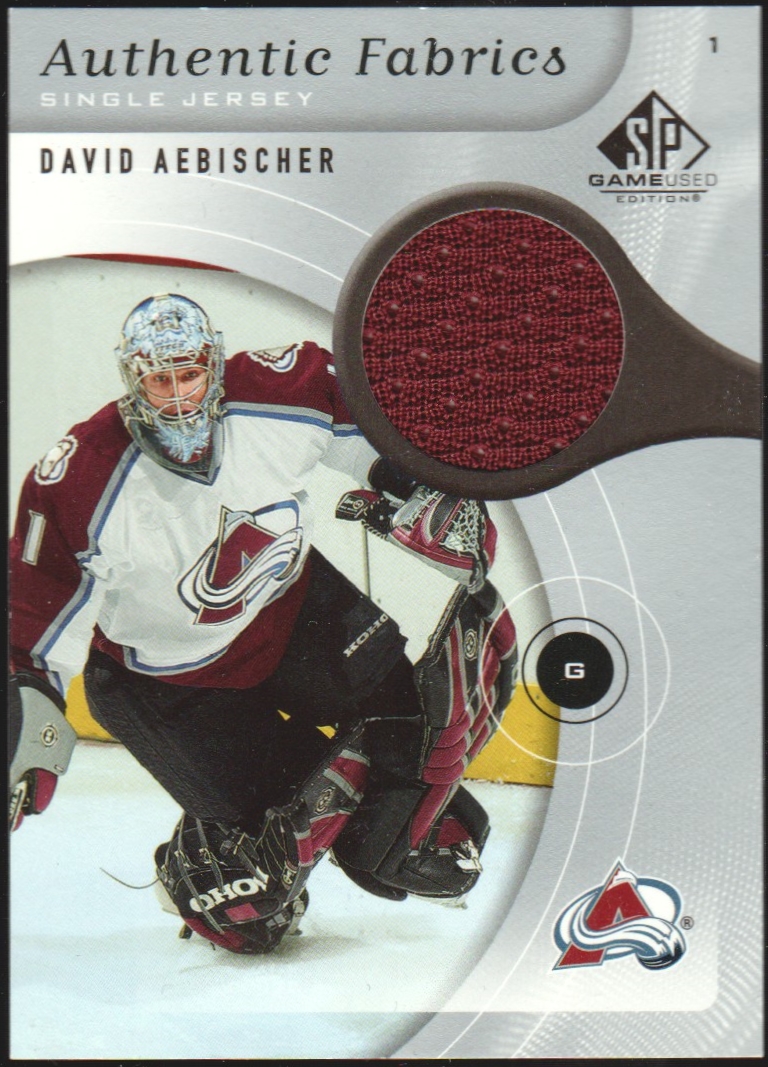 (image for) 2005-06 SP Game Used Authentic Fabrics #AFAE David Aebischer