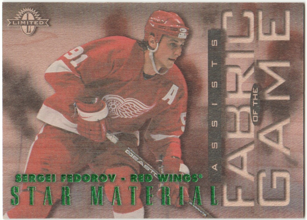 (image for) 1997-98 Donruss Limited Fabric of the Game #6 Sergei Fedorov