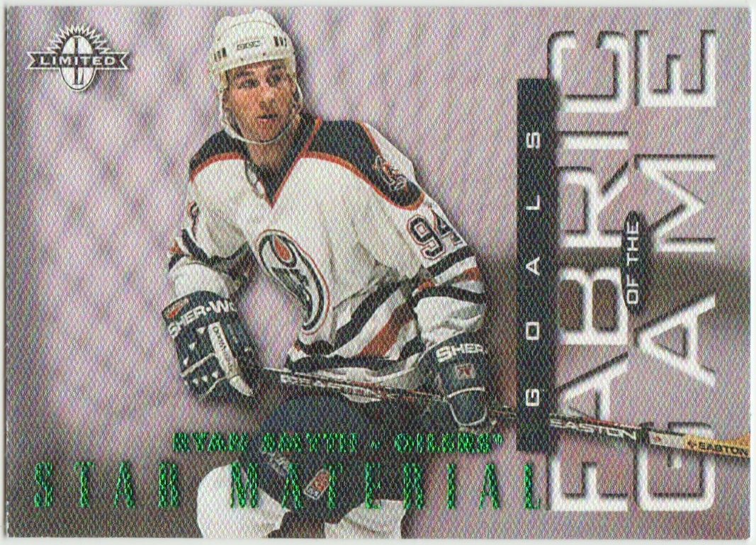 (image for) 1997-98 Donruss Limited Fabric of the Game #50 Ryan Smyth