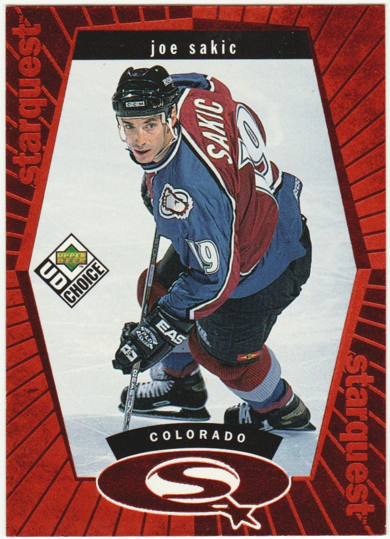 (image for) 1998-99 UD Choice StarQuest Red #SQ11 Joe Sakic