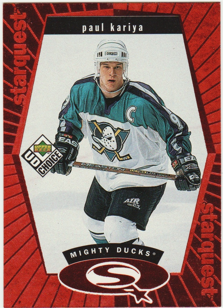 (image for) 1998-99 UD Choice StarQuest Red #SQ25 Paul Kariya