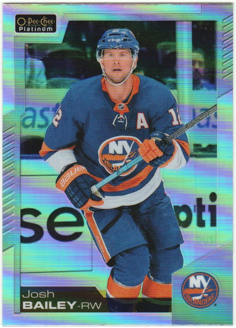 2020-21 O-Pee-Chee Platinum Rainbow #57 Josh Bailey (image for) 2020-21 O-Pee-Chee Platinum Rainbow #57 Josh Bailey