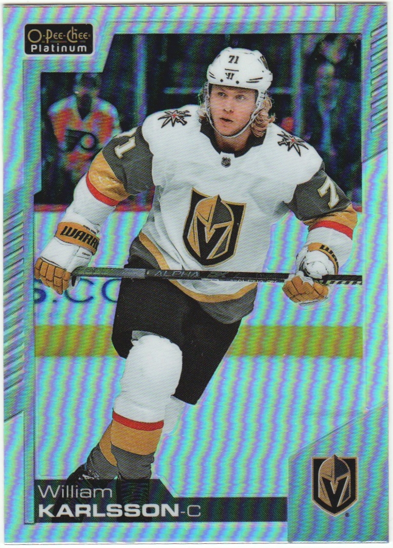 2020-21 O-Pee-Chee Platinum Rainbow #95 William Karlsson (image for) 2020-21 O-Pee-Chee Platinum Rainbow #95 William Karlsson