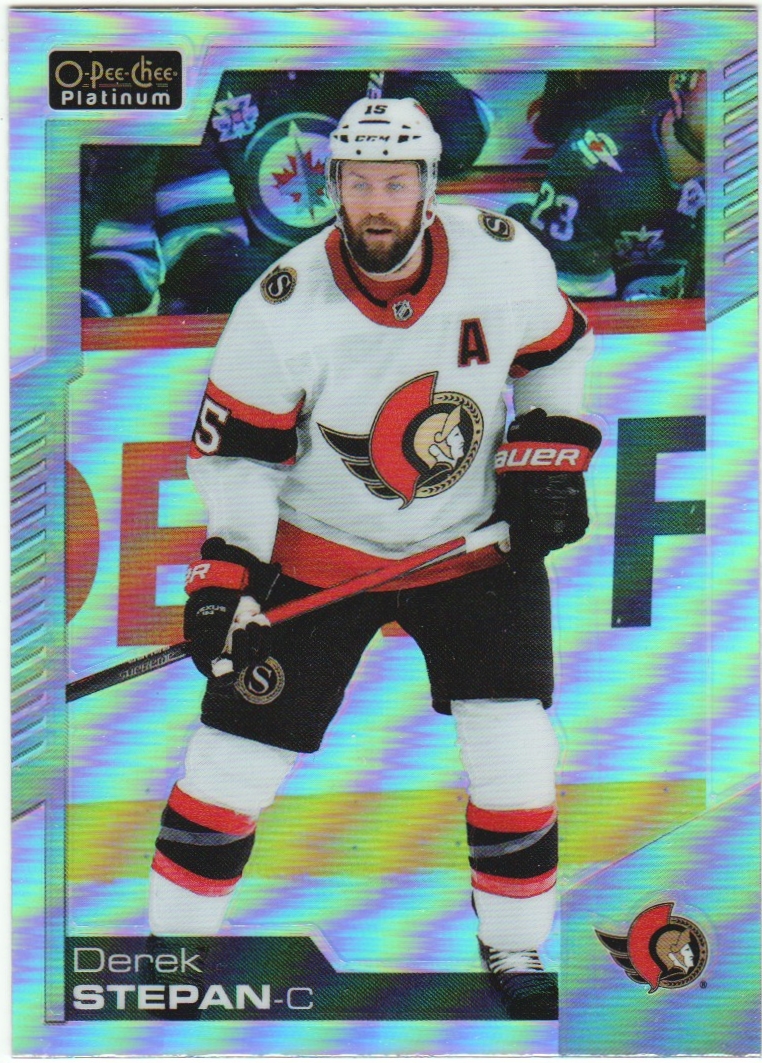 2020-21 O-Pee-Chee Platinum Rainbow #33 Derek Stepan (image for) 2020-21 O-Pee-Chee Platinum Rainbow #33 Derek Stepan