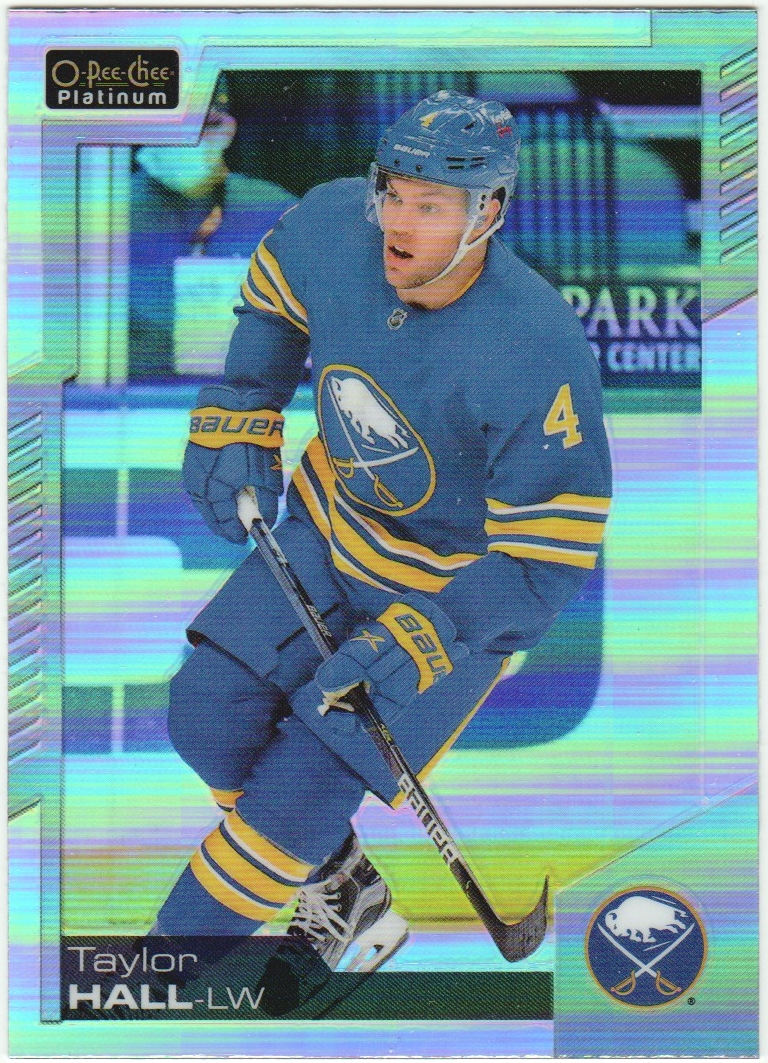 2020-21 O-Pee-Chee Platinum Rainbow #96 Taylor Hall (image for) 2020-21 O-Pee-Chee Platinum Rainbow #96 Taylor Hall
