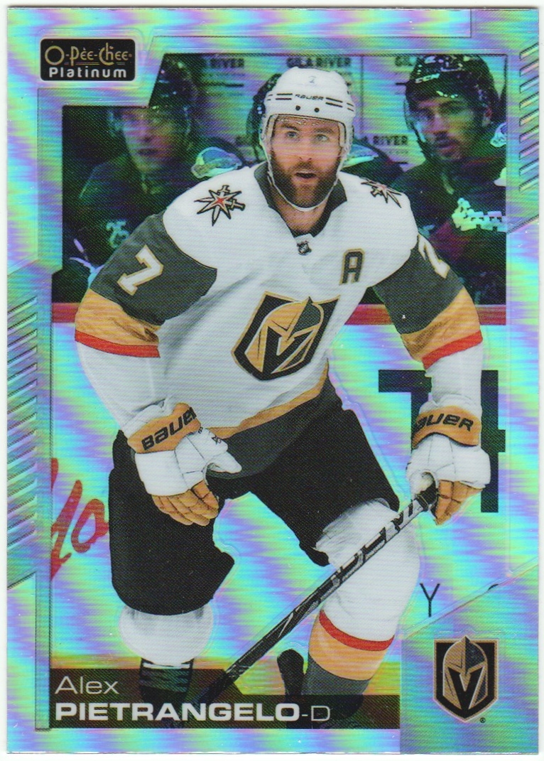 2020-21 O-Pee-Chee Platinum Rainbow #100 Alex Pietrangelo (image for) 2020-21 O-Pee-Chee Platinum Rainbow #100 Alex Pietrangelo