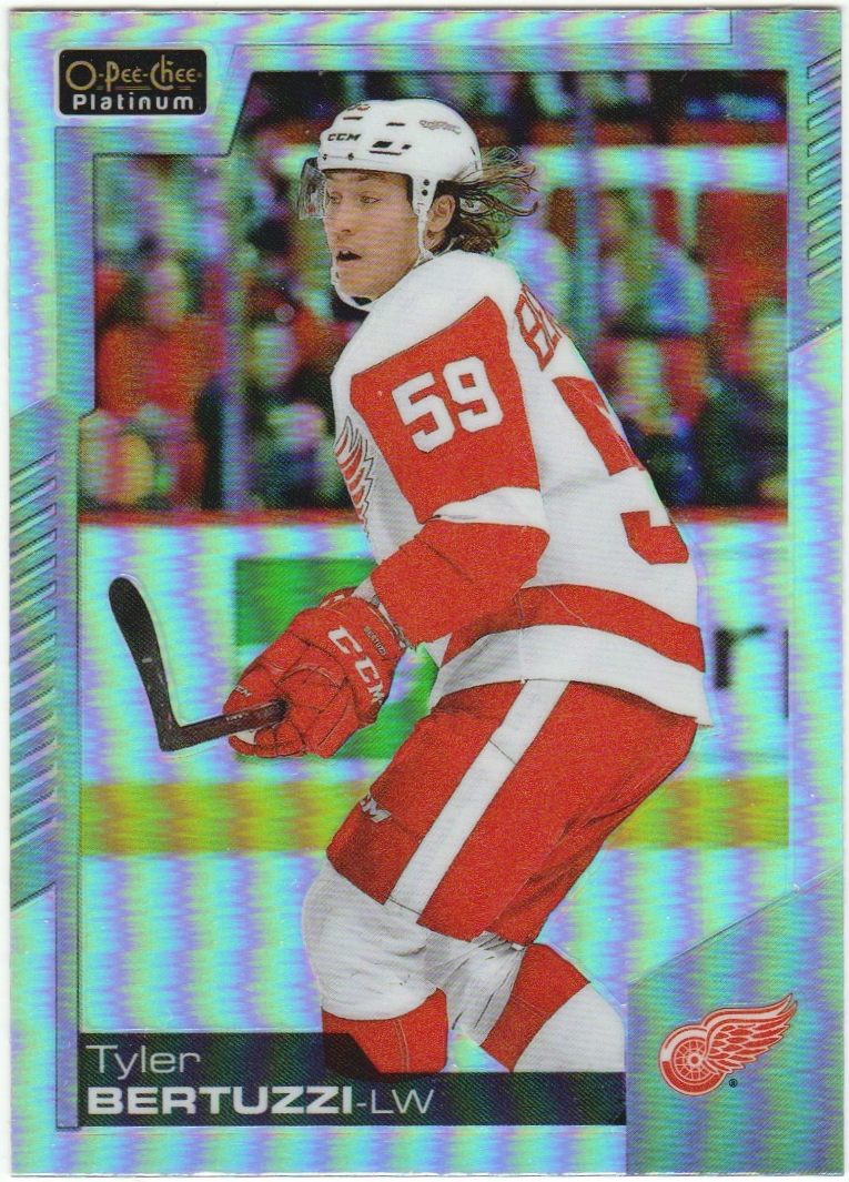 2020-21 O-Pee-Chee Platinum Rainbow #101 Tyler Bertuzzi (image for) 2020-21 O-Pee-Chee Platinum Rainbow #101 Tyler Bertuzzi
