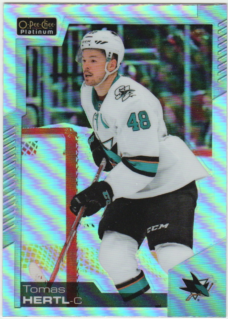 2020-21 O-Pee-Chee Platinum Rainbow #47 Tomas Hertl (image for) 2020-21 O-Pee-Chee Platinum Rainbow #47 Tomas Hertl