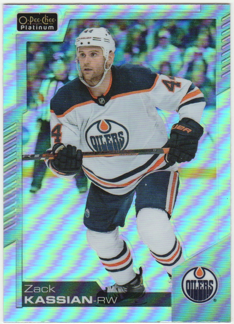 2020-21 O-Pee-Chee Platinum Rainbow #84 Zack Kassian (image for) 2020-21 O-Pee-Chee Platinum Rainbow #84 Zack Kassian