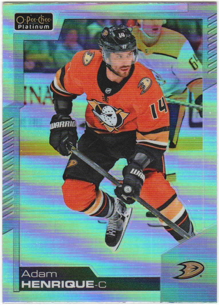 2020-21 O-Pee-Chee Platinum Rainbow #81 Adam Henrique (image for) 2020-21 O-Pee-Chee Platinum Rainbow #81 Adam Henrique