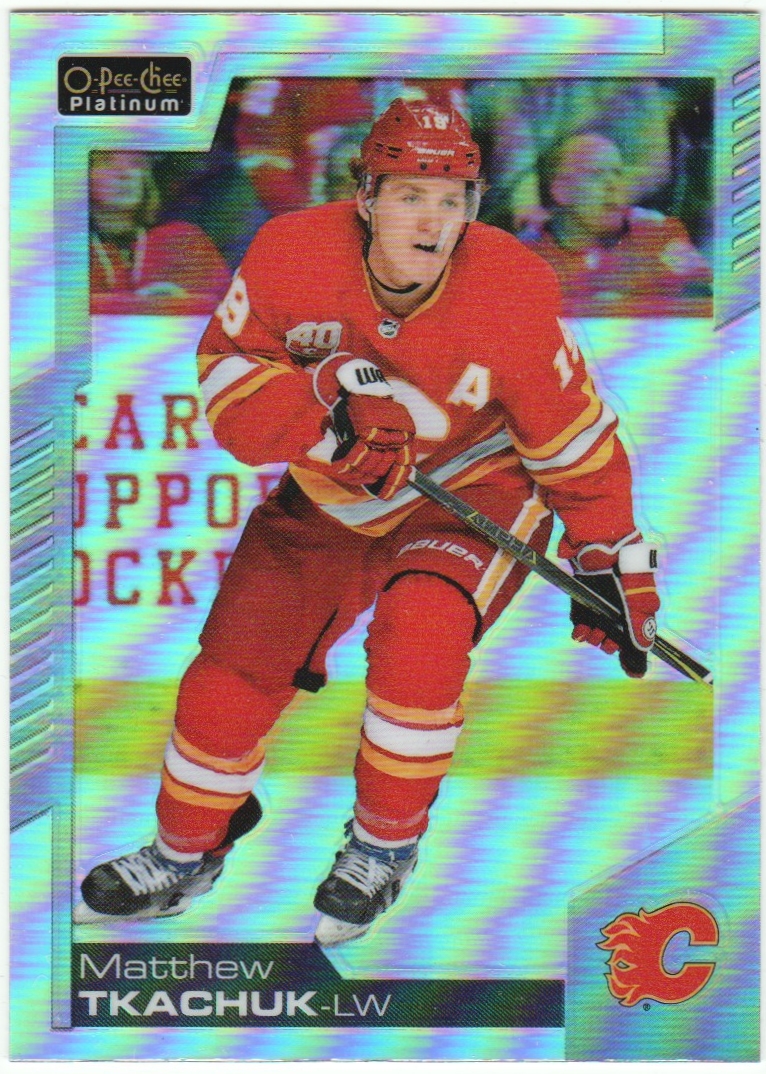 2020-21 O-Pee-Chee Platinum Rainbow #18 Matthew Tkachuk (image for) 2020-21 O-Pee-Chee Platinum Rainbow #18 Matthew Tkachuk