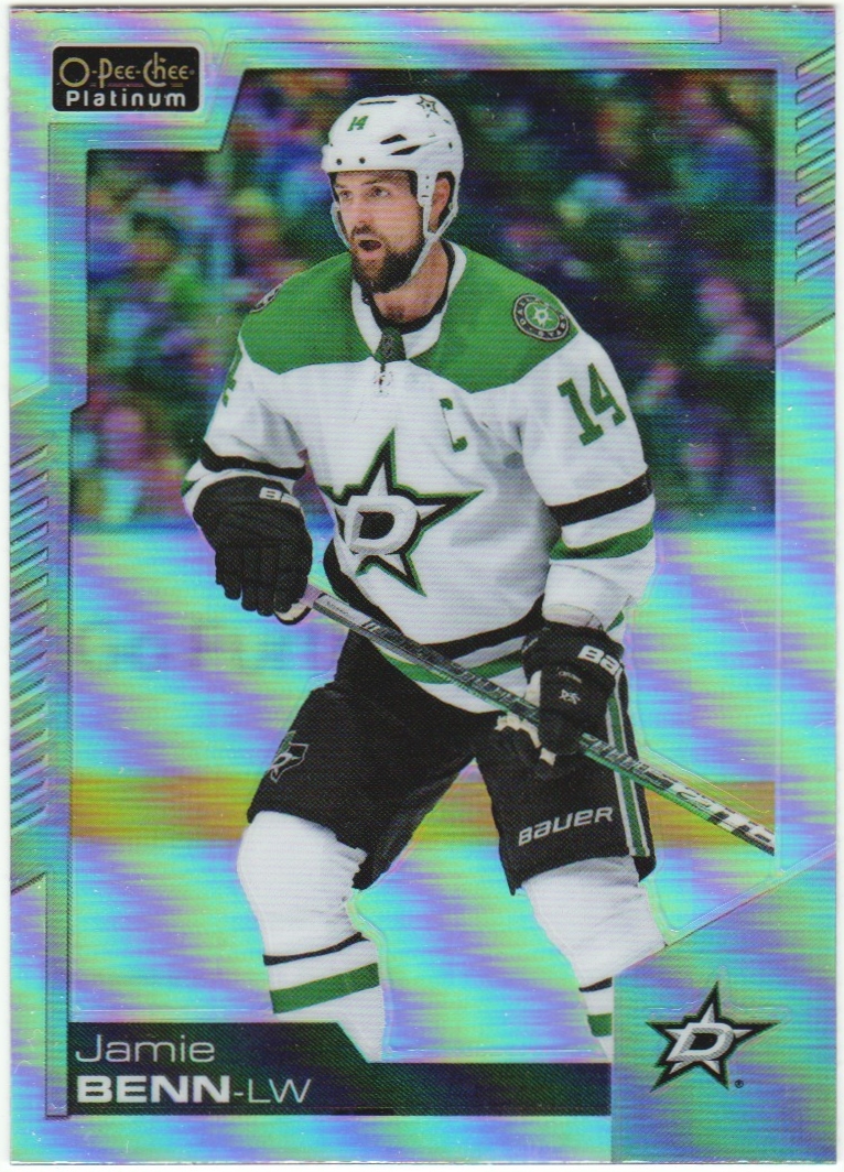 2020-21 O-Pee-Chee Platinum Rainbow #68 Jamie Benn (image for) 2020-21 O-Pee-Chee Platinum Rainbow #68 Jamie Benn