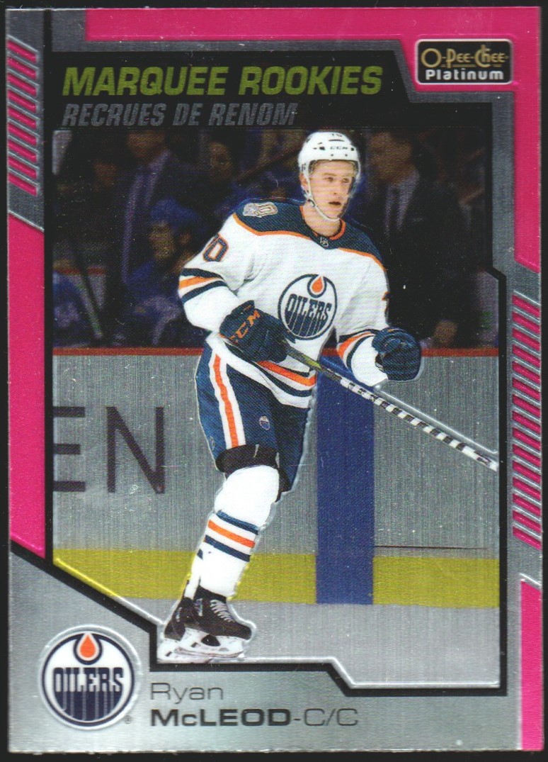 (image for) 2020-21 O-Pee-Chee Platinum Matte Pink #173 Ryan McLeod RC