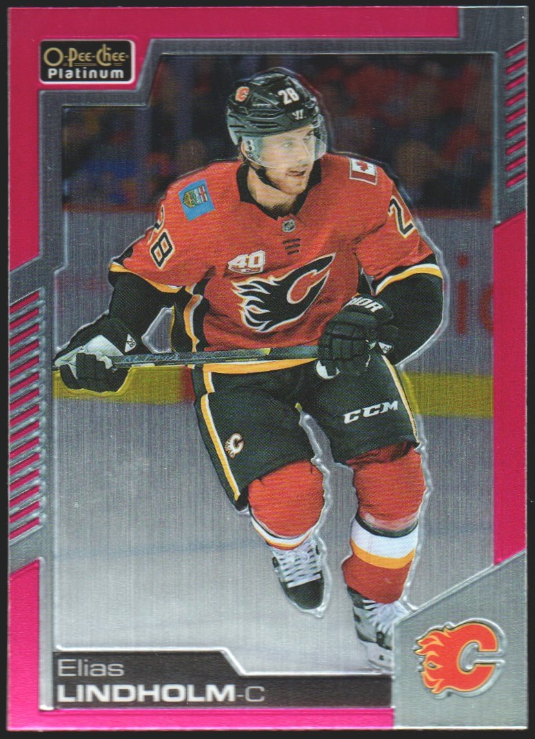 (image for) 2020-21 O-Pee-Chee Platinum Matte Pink #89 Elias Lindholm