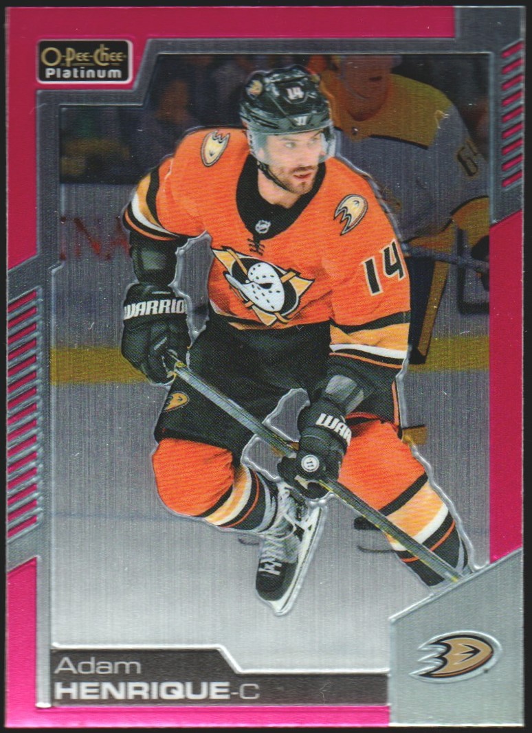 (image for) 2020-21 O-Pee-Chee Platinum Matte Pink #81 Adam Henrique