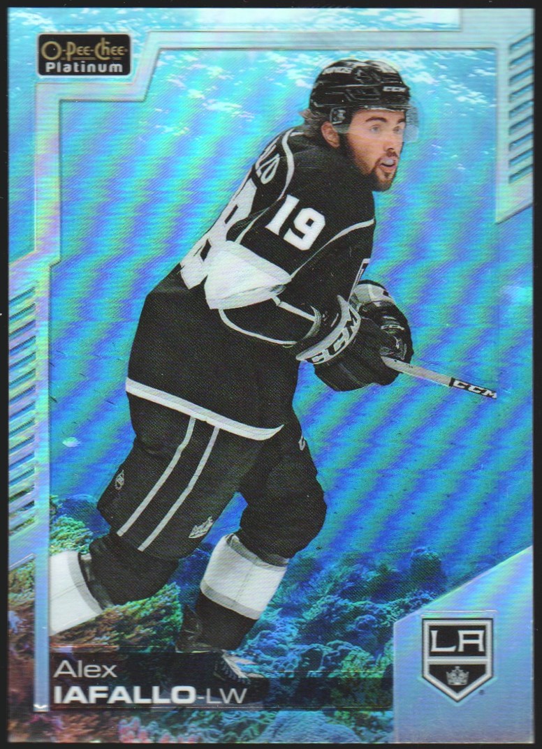 2020-21 O-Pee-Chee Platinum Aquamarine #93 Alex Iafallo 194/499 (image for) 2020-21 O-Pee-Chee Platinum Aquamarine #93 Alex Iafallo 194/499